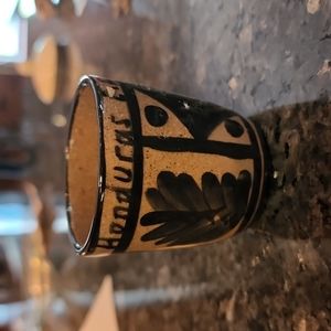 Vintage hand painted tumbler.